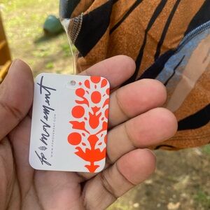 FP Movement by Free People Brown and Black Muscle Tee